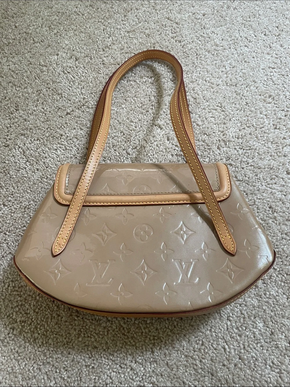 LOUIS VUITTON MONOGRAM VERNIS BISCAYNE BAY PM SHOULDER BAG M91189 (Date TH0095)